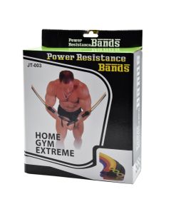 Llastik rezistence per strevitje trupore, terapi fizike, ushtrime ne natyre, 5 cope