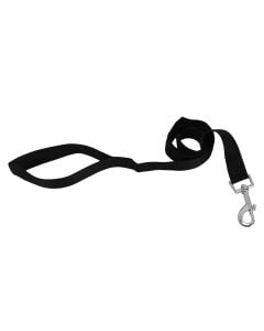 Leading for dog, Cocco, 120 cm, nylon, medium large, black