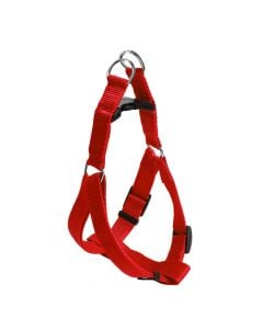 Collar + harness for dogs, Cocco, nylon, medium measures, red