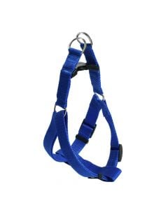 Collar + harness for dogs, Cocco, nylon, medium measures, blue