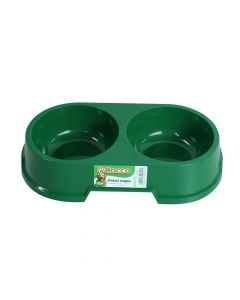 Double-bowl for dogs and cats, Cocco, with rubber feet