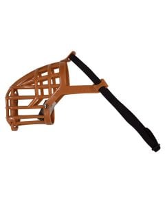 Muzzle for dog, plastic, Nr 5