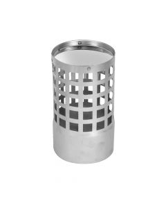 End cup stainless steel for 80mm pipe