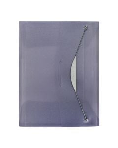 Dosje me llastik, A4, plastike, (trasparente- gri)