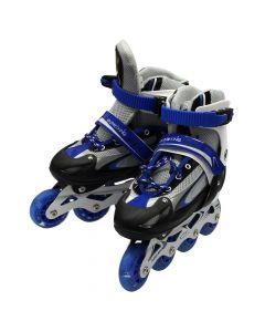 Inline Skates with 4 weels blu, Nr 31-34
