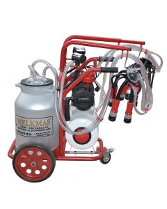 Cow and Goat milking machine, 550 W double, 40 L deposit, with vacum