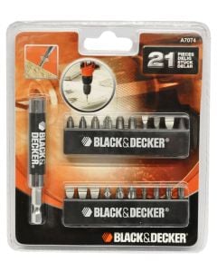 Screwdriver Bit Set + Bit Holder 21 piece
