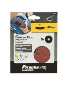 Disk axhustimi 125mm Grit 40x 5PC universal