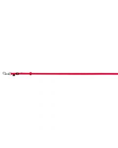 Dog steering rope, Trixie 14103, Classic, XS, 1.2-18 m / 10 mm, Red