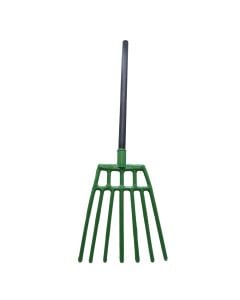 Garden rake, 27 x 70 cm, plastic holder, plastic teeth
