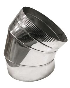 Inox elbow Ø350 45°