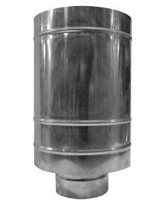 Inox barrel chimney cap Ø150