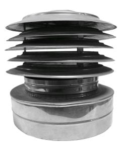 Inox persida chimney cap Ø350