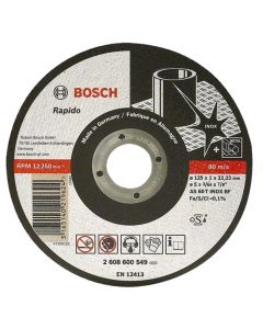 Cutting metal disc, Bosch, 125x1x22.2 mm