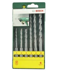 SDS-plus drill bit, Bosch, 5-10 mm, 6 pc