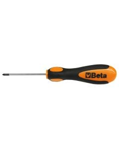 Professional screwdriver, Beta, Grip, PZ0, 220 mm, Cr-V