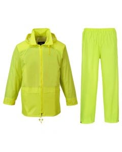 Rain suit, PORTWEST, PVC-polyester, XL, yellow