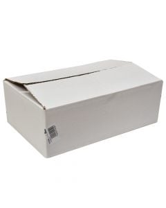 Kuti kartoni, 18 x 28 x H 10 cm, e bardhe