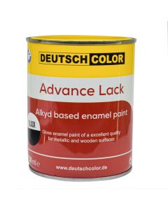 Oil paint (glossy), Advance Lack, black, 0.75 l