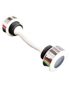 Tonic Dumbbell, Shakers, with amortization, white, 30 cm, 1 kg