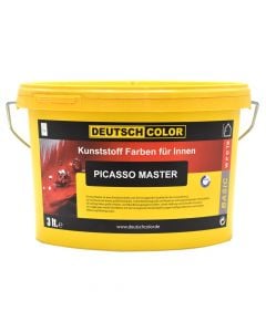 Plastic paint, Picasso Master, 3 L, black color