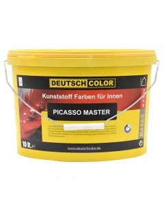 Plastic paint, Picasso Master, 10 L, black color