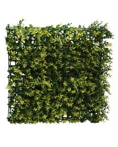 Perimeter fence with artificial leaves, 50x50 cm, PVC
