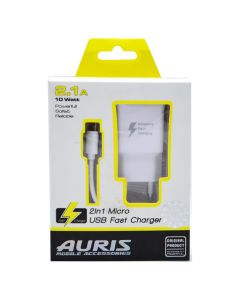 Karikues, Fast Charger, Auris T-04, 2.1 Ah, 10 W, Micro USB