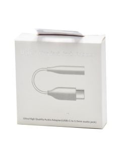 Adaptor kufjesh, AUX-Type-C, 10 cm