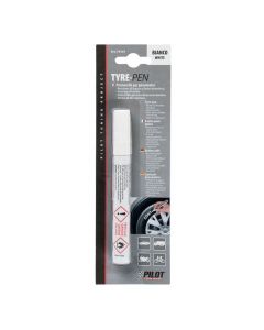 Decorative pencil for rubber, Lampa, 74101, white color
