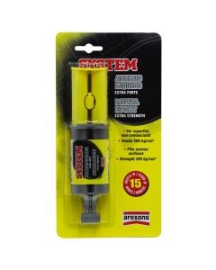 Adhesive with two components, System, metal, 200 kg / cm3, 25 ml