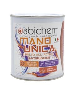 Industrial anti-rust paint, Abichem, Mano Unica,Green , 0.75 ml, 8-10 m2 / L with two coats