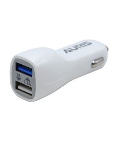 Car charger, Auris, ARS-CR04, 12 V, 3.1 A, 2 USB ports