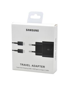 Charger + plug, Samsung, 25W, Type-C plug - Type-C
