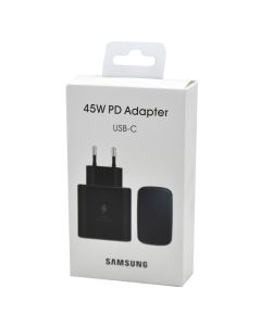 Charger head, Samsung, 45W, Type-C input, black color