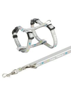 Collar for puppy, Trixie 15340, 23-34 cm, 8 mm, 2 m, light gray