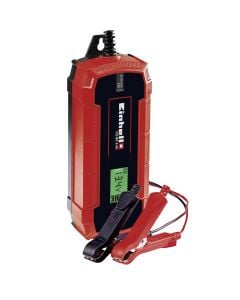 Car battery charger, Einhell, CE-BC 6 M, 12 V, 6 A, 145 Ah, LCD screen, microprocessor