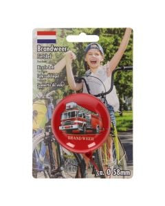 Bicycle horn for children, Brandweer, metal