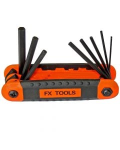 Set me celesa hekzagonal, FX tools, 8 cope, 6 mm, 5 mm, 4 mm, 3.5 mm, 3 mm, 2.5 mm, 2 mm, 1.5 mm