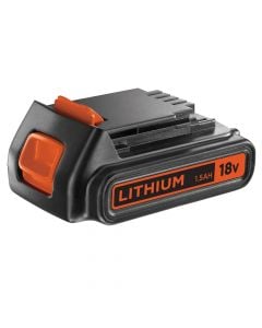 Battery, Black and Decker, 18 V, 1.5 Ah, Lithium