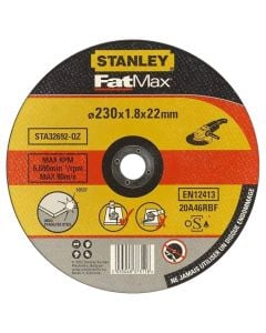 Disc for metal cutting, Stanley, 1.8 x 22 x 230 mm