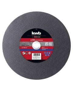Disk preres per sharre bango metali, KWB, 355 x 25.4 x 3.2 mm