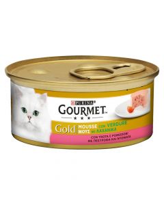 Ushqim per mace, Gourmet, Gold, 85 g, mish vici, I koservuar