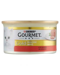 Ushqim per mace, Gourmet, Gold, 85 g, Lope, I koservuar