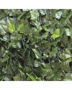 Perimeter fence with artificial leaves, 100% PVC, 100x300 cm