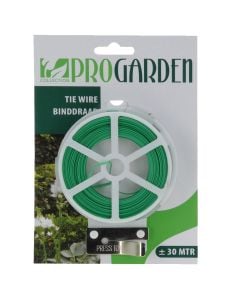 Wire for plant connection, Pro Garden, 30 m, with plastic coating, green