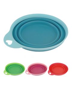 Dog food bowl, Dogs, folding, 15 cm, 350 ml, mixed colors
