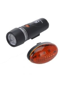Bicycle lamp set, XQ Max, 2 pieces, AAA battery