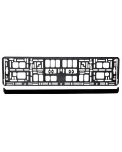 Portotarga plastike, ngjyra e zeze, fleksibel