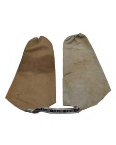Forearm protectors for welders, leather